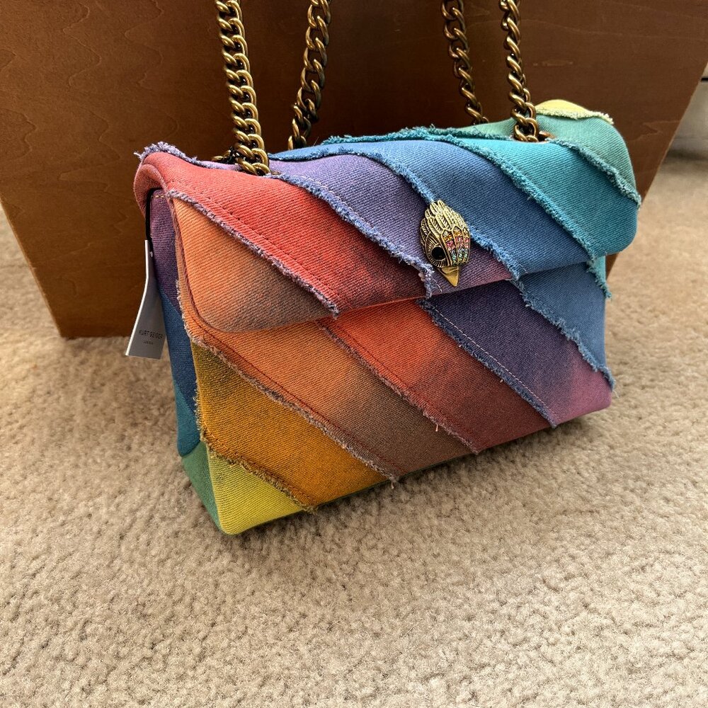 **Rainbow Denim Kensington Crossbody — Brand New with Tags**